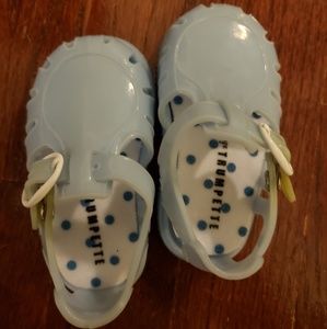 Baby Girls Blue Jelly Shoes